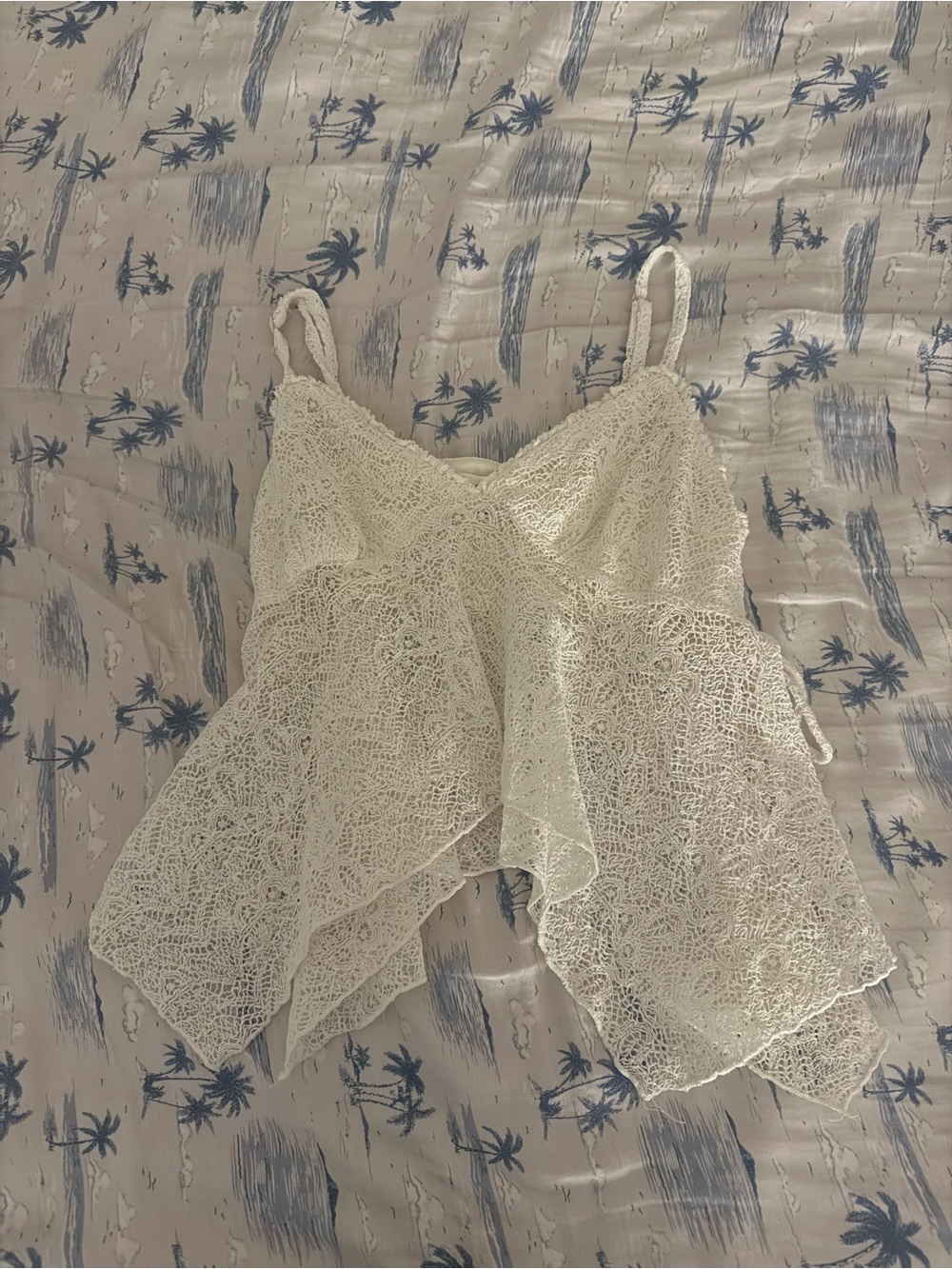 White lace top size xs
